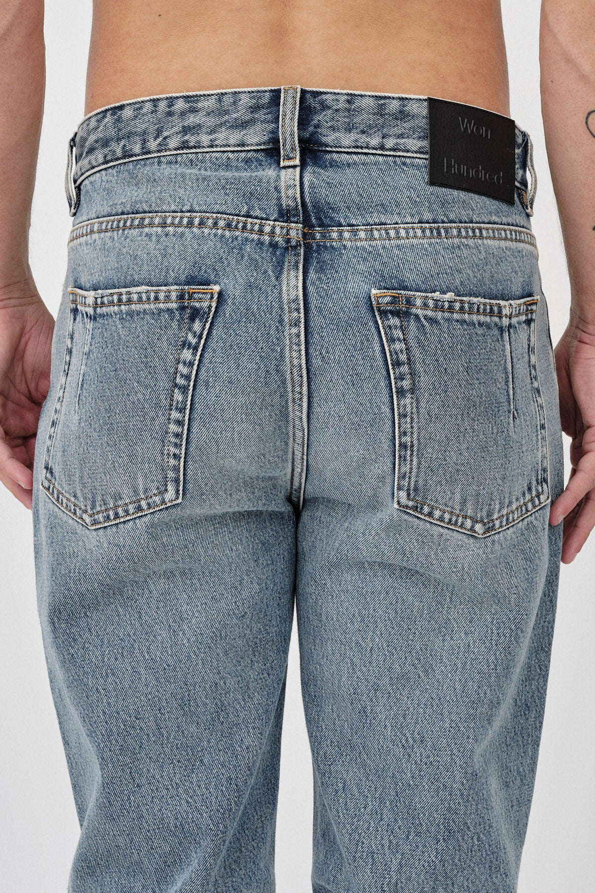 Won Hundred Men Ben Dirt Vintage Blue 5-Pockets Dirt Vintage Blue