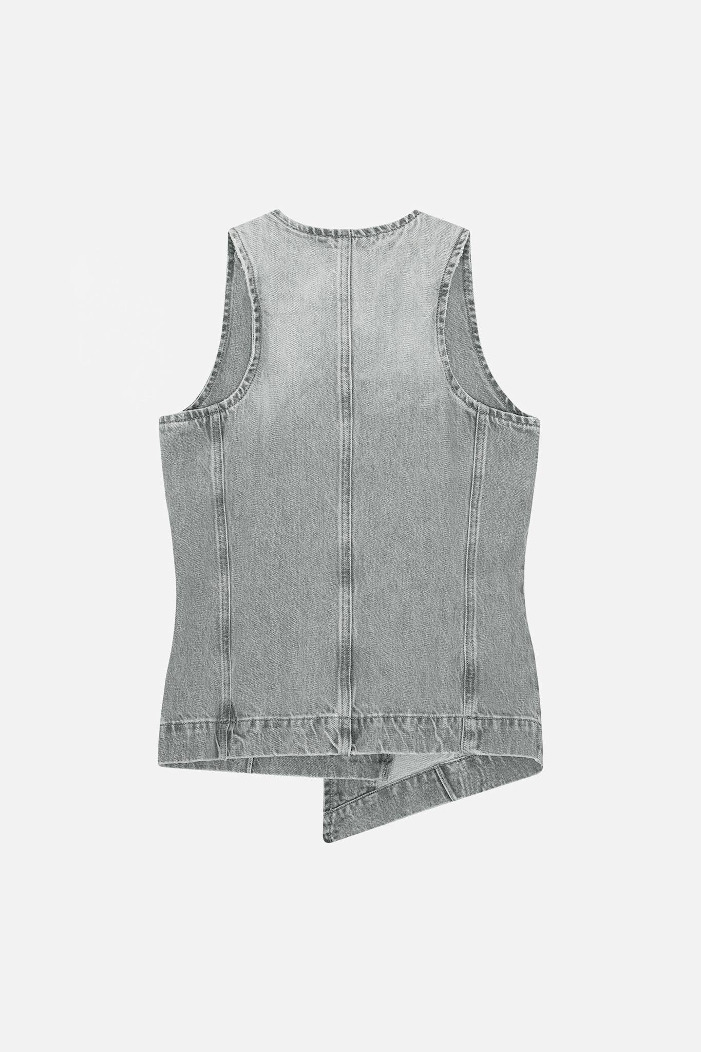 Oliva Denim Vest - Won Hundred Online Store