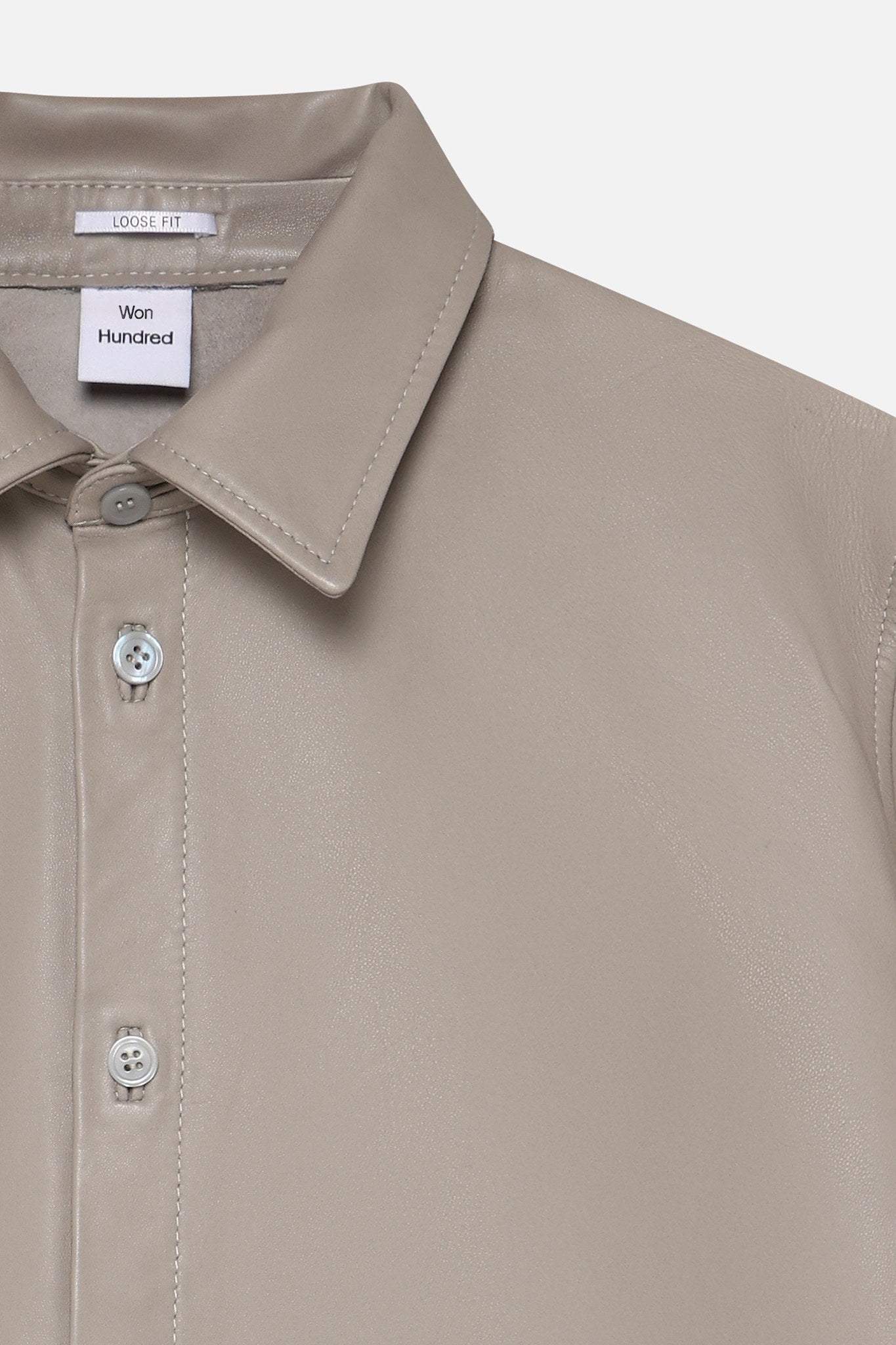 Adriel Leather Shirt - Won Hundred Online Store