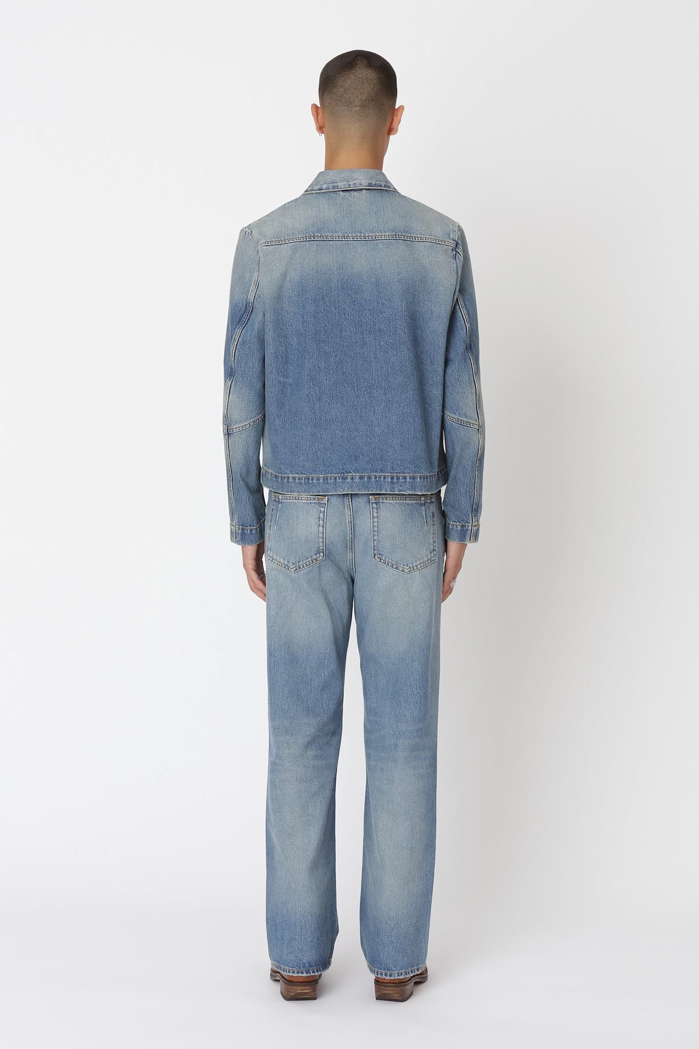 Won Hundred Men Dutton 80s Light Blue Jacket Denim 80s Light Blue