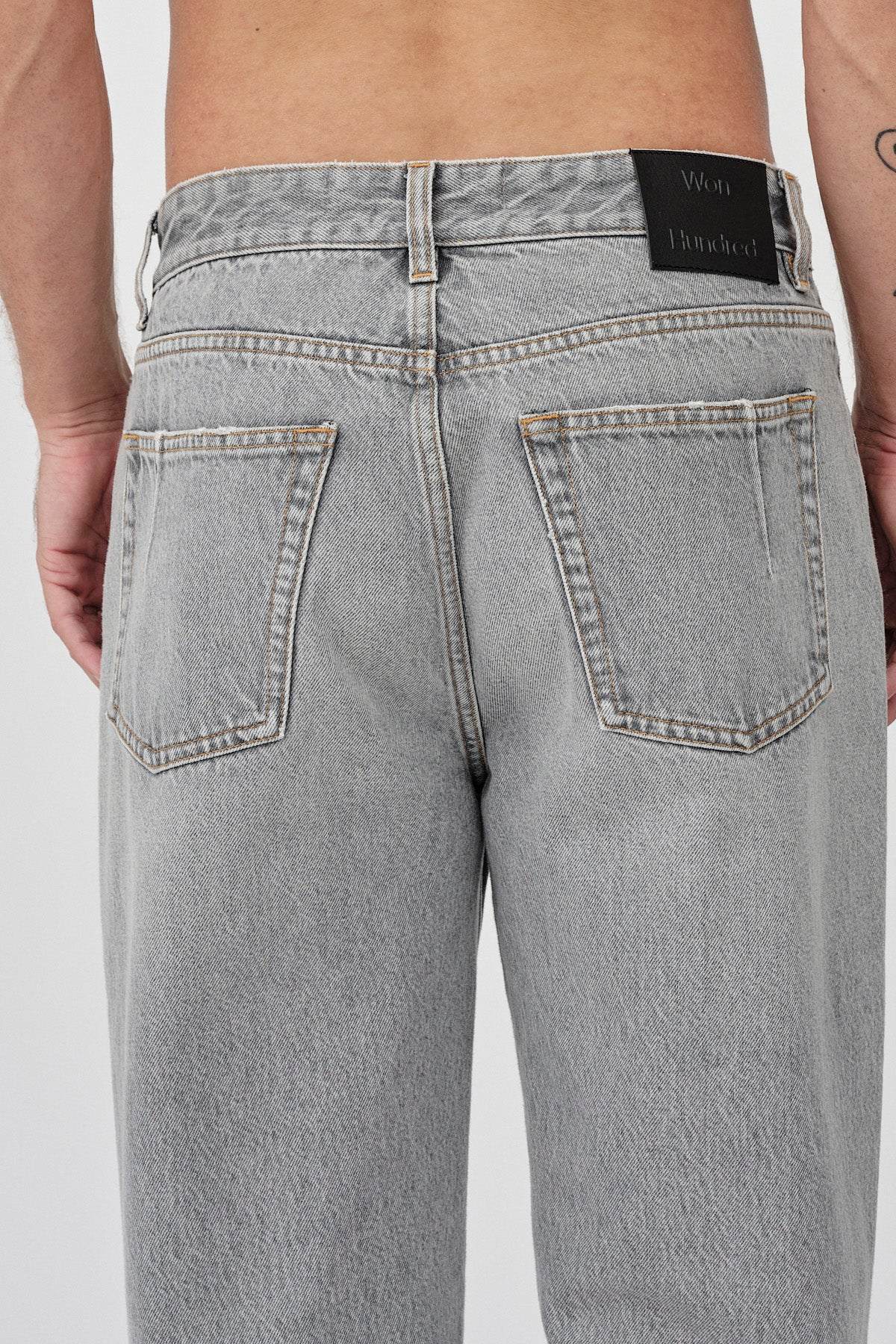 Won Hundred Men Steve Light Grey 6 5-Pockets Light Grey 6